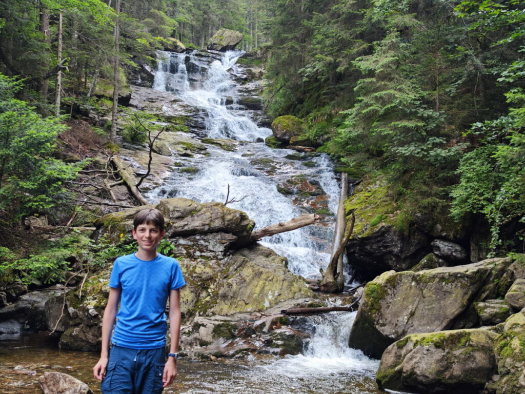 Bemerkenswerte Risslochfälle im Bayerischen Wald