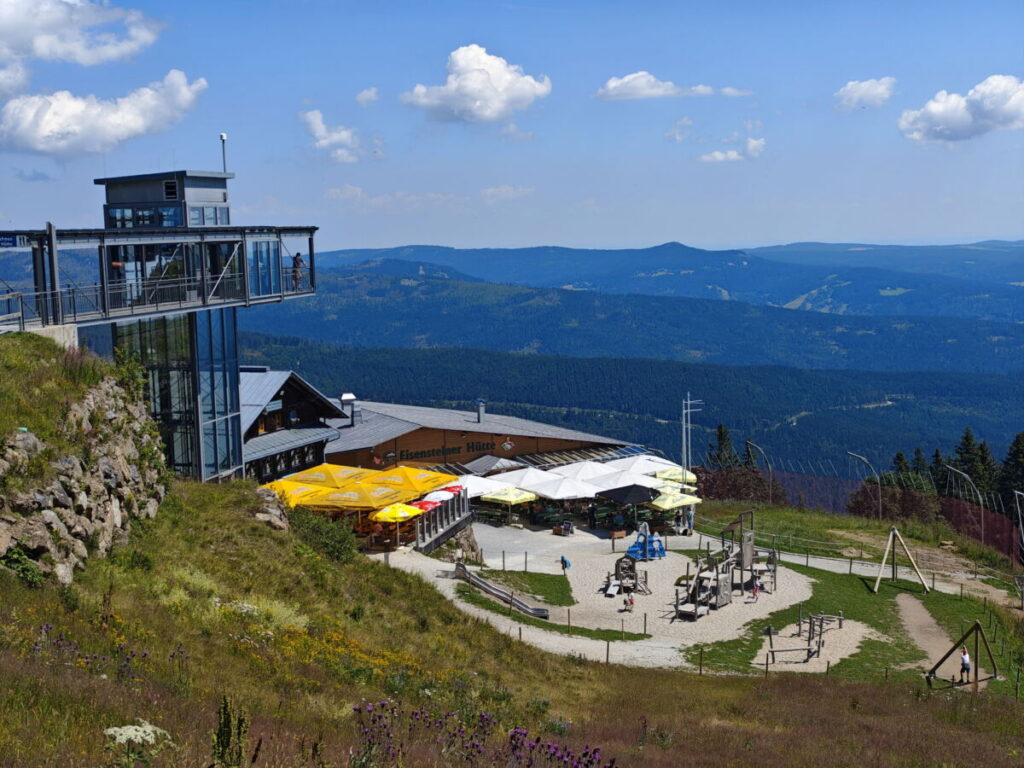 Großer Arber Fernblick über den Bayerischen Wald